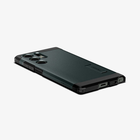 ACS05623 - Galaxy S23 Ultra Case Tough Armor in black showing the back